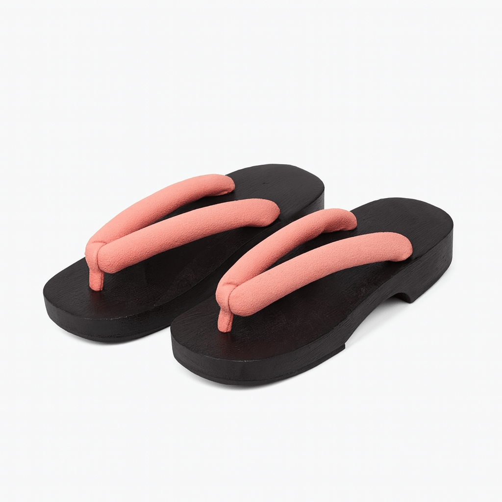 Geta Kimono Pour Japonais Rose