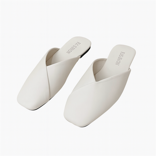 Chausson Mule Cuir  Femme