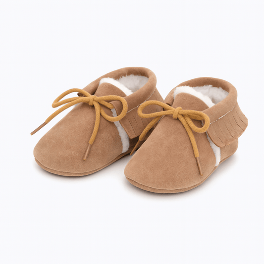 Chausson à Frange Bébé Peluché