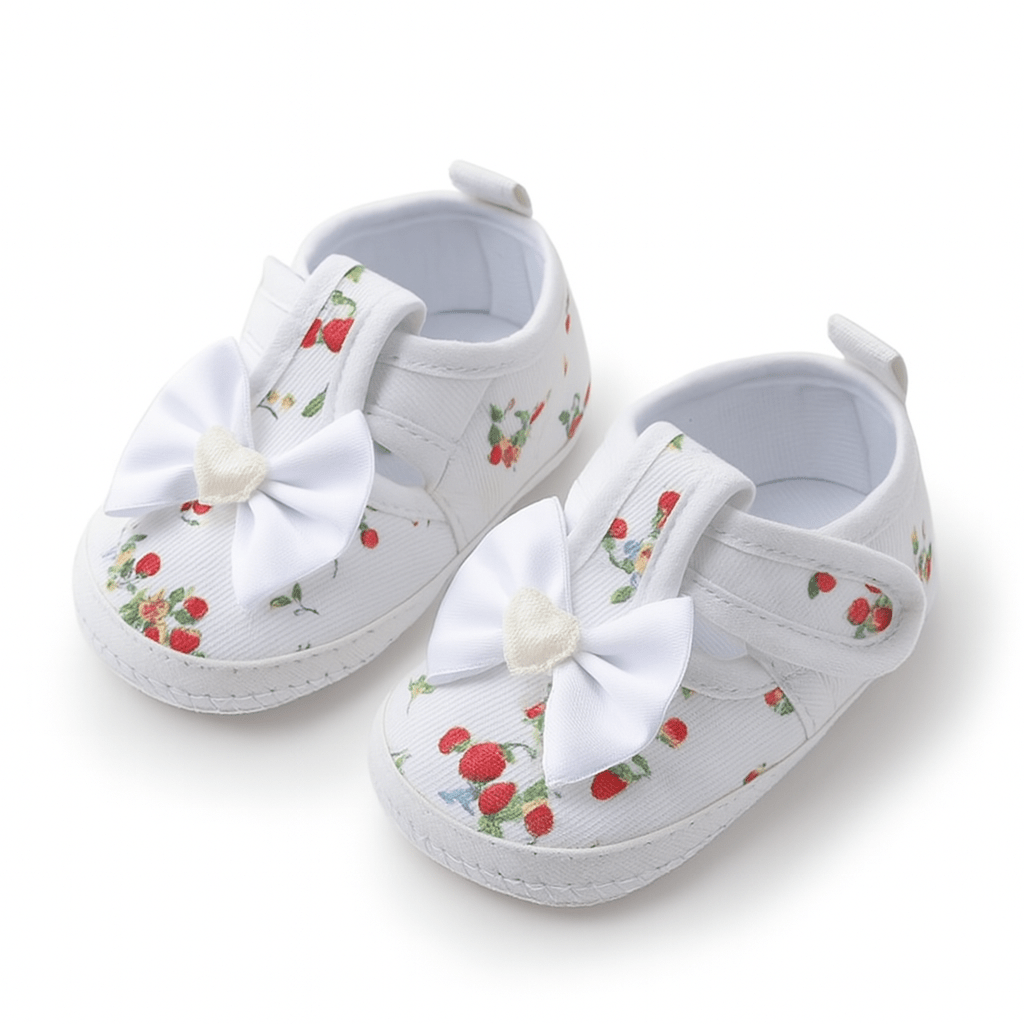 Chausson Bébé Fille Nœud