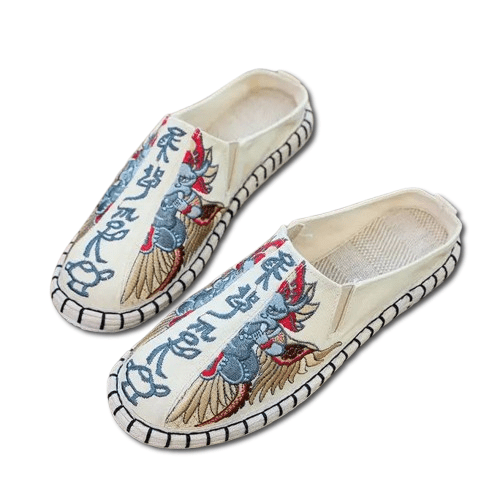 Chausson Brodé Traditionnelle Chinois