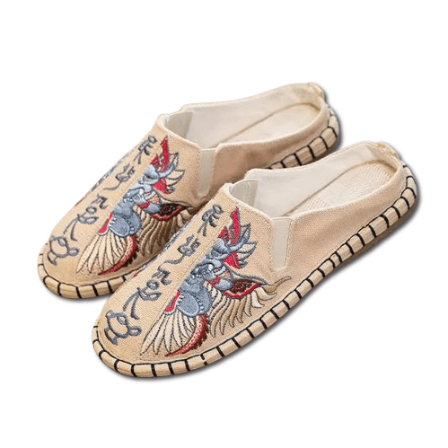 Chausson Brodé Traditionnelle Chinois